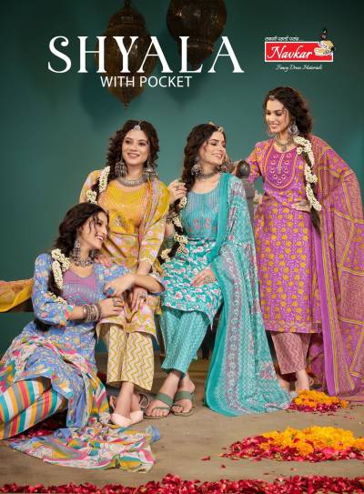 SHYALA VOL 1 BY NAVKAR DESIGNER COTTON SALWAR SUIT WHOLESALER IN INDIA